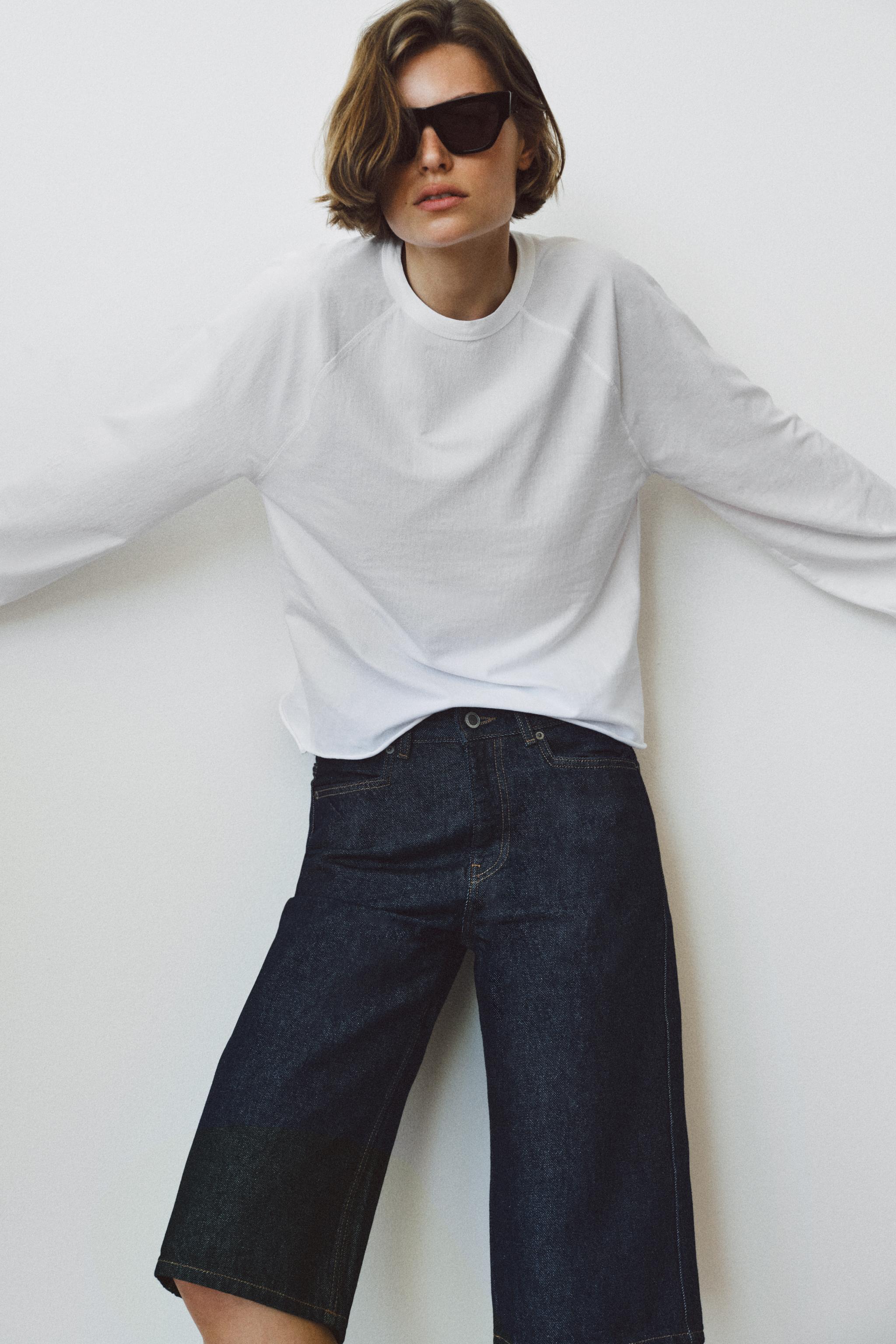 MID-RISE DENIM SHORTS ZW COLLECTION
